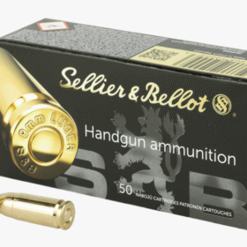 Sellier & Bellot 9mm Luger ammunition 115 Grain FMJ 500 Rds