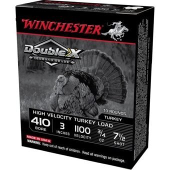 Winchester Double X Diamond Grade .410 Gauge 3in 3/4oz Centerfire Shotgun Ammunition, 500 Rounds