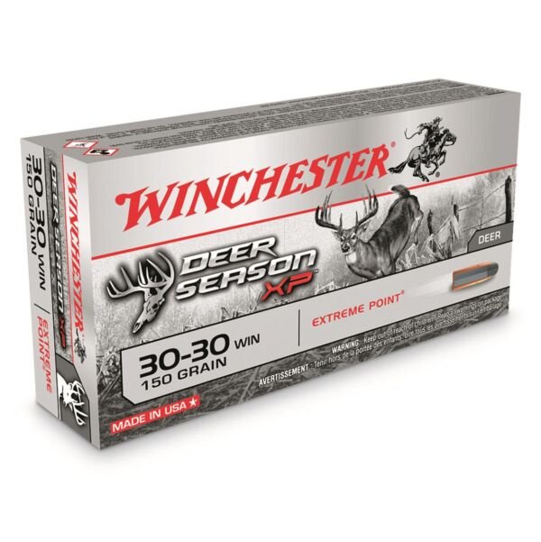 Winchester Deer Season XP, .30-30 Winchester, Polymer-Tipped Extreme Point, 150 Grain, 500 Rounds