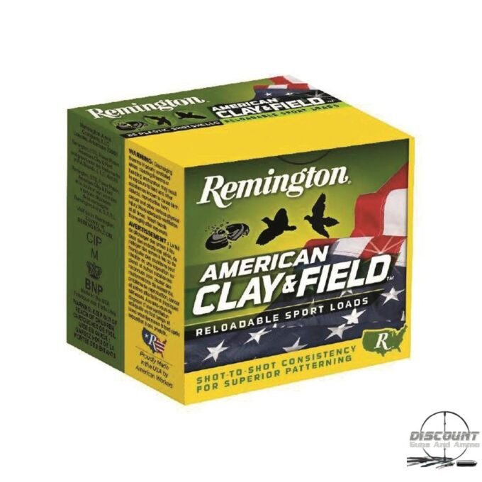 Remington American Clay & Field Sport Loads, .410 Bore, 2 1/2" Shot Shells, 1/2 oz., 500 Rounds