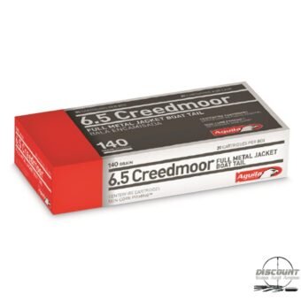 Aguila, 6.5mm Creedmoor, FMJBT, 140 Grain, 500 Rounds