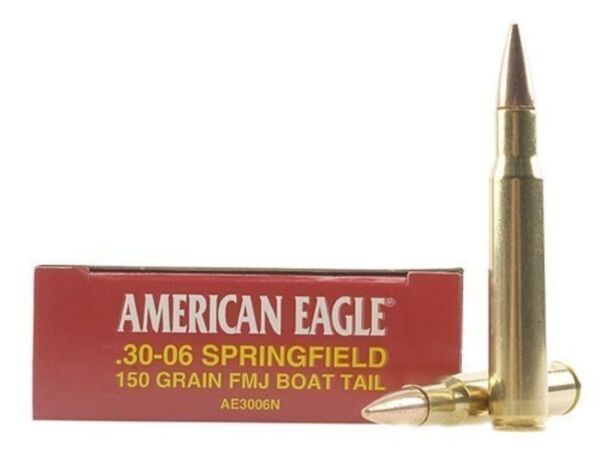 Federal American Eagle Ammunition 30-06 Springfield 150 Grain Full Metal Jacket