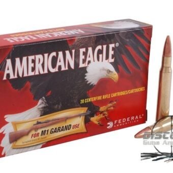 Federal American Eagle Ammunition 30-06 Springfield (M1 Garand) 150 Grain FMJ, 500 Rounds