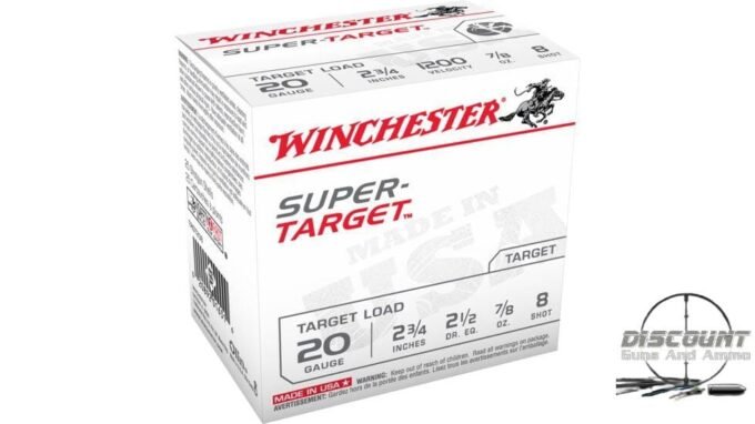 Winchester USA SHOTSHELL 20 Gauge 7/8 oz 2.75" Centerfire Shotgun Ammunition, 500 Rounds