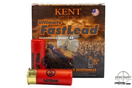 Kent Cartridge 12 Gauge 2.75 in 1 3/8 oz 5 Shot Shell Ultimate Fast Lead 500Rds