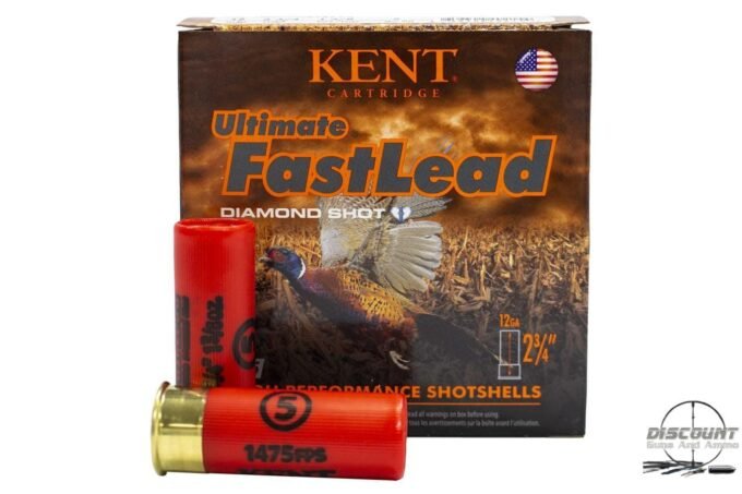 Kent Cartridge 12 Gauge 2.75 in 1 3/8 oz 5 Shot Shell Ultimate Fast Lead 500Rds