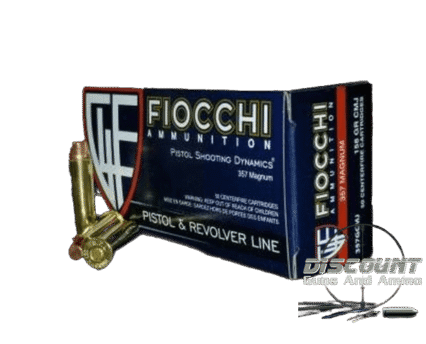 FIOCCHI 357 MAGNUM AMMUNITION 500 Rds