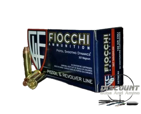 FIOCCHI 357 MAGNUM AMMUNITION 500 Rds