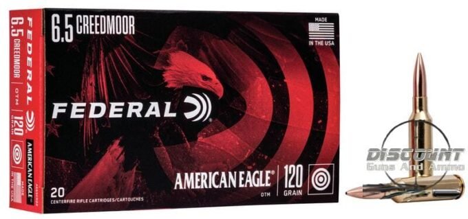 FEDERAL 6.5 CREEDMOOR AMMUNITION AMERICAN EAGLE 500 Rds