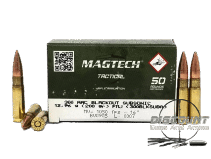 MAGTECH 300 AAC BLACKOUT AMMUNITION TACTICAL SUBSONIC