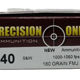 PRECISION ONE 40 S&W AMMUNITION BRASS 500 ROUNDS