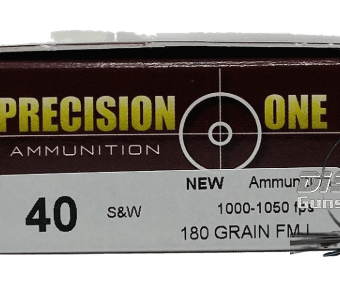 PRECISION ONE 40 S&W AMMUNITION BRASS 500 ROUNDS
