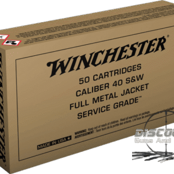 WINCHESTER 40 S&W 165 Grain AMMUNITION BRASS 500 ROUNDS