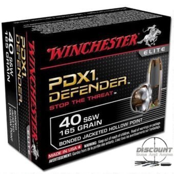Winchester Defender .40 S&W 165 grain Ammunition 500 Rounds