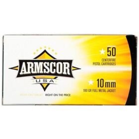 Armscor USA 10mm Auto 180 Grain Ammunition 500 Rounds