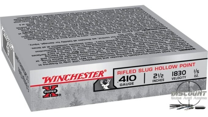 Winchester SUPER-X SHOTSHELL 410 Bore 1/5 oz 2.5" Centerfire Shotgun Slug Ammunition, 500 Rounds - Image 2