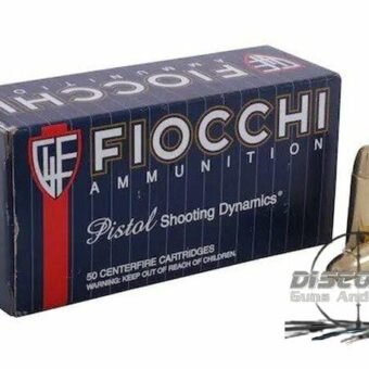 Fiocchi Shooting Dynamics, .38 Special, FMJ, 130 Grain, 500 Rounds