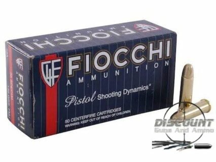 Fiocchi Shooting Dynamics, .38 Special, FMJ, 130 Grain, 500 Rounds