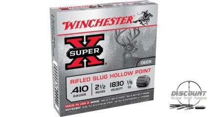 Winchester SUPER-X SHOTSHELL 410 Bore 1/5 oz 2.5" Centerfire Shotgun Slug Ammunition, 500 Rounds