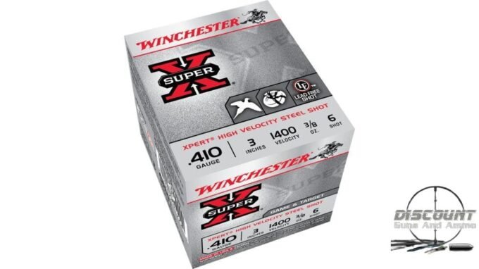 Winchester SUPER-X SHOTSHELL 410 Bore 3/8 oz 3" Centerfire Shotgun Ammunition WE413GT6 , 500 Rounds - Image 2
