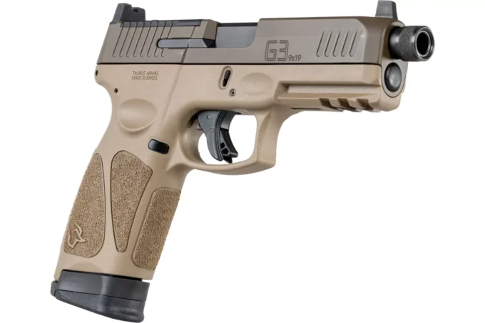 TAURUS G3 TACTICAL Cerakote Patriot Brown Tan 9mm Luger