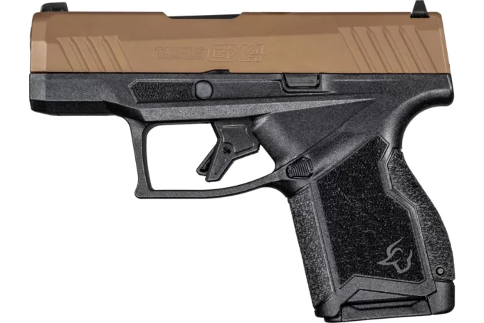 TAURUS GX4 Black/Troy Coyote Brown 9mm Luger Micro-Compact 11 Rds. - Image 3