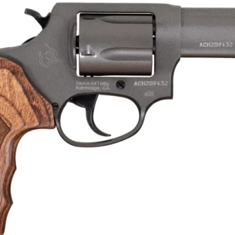 TAURUS DEFENDER 605 357 Mag / 38 Spl +P Tungsten Cerakote Altamont Grip