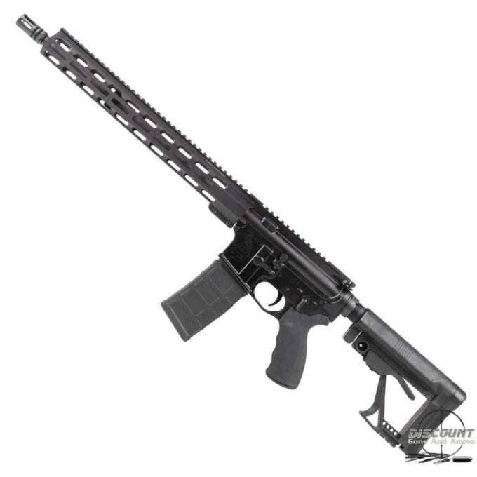 Del-Ton Sierra 316L 5.56mm NATO 16in Black Semi Automatic Rifle - 30+1 Rounds