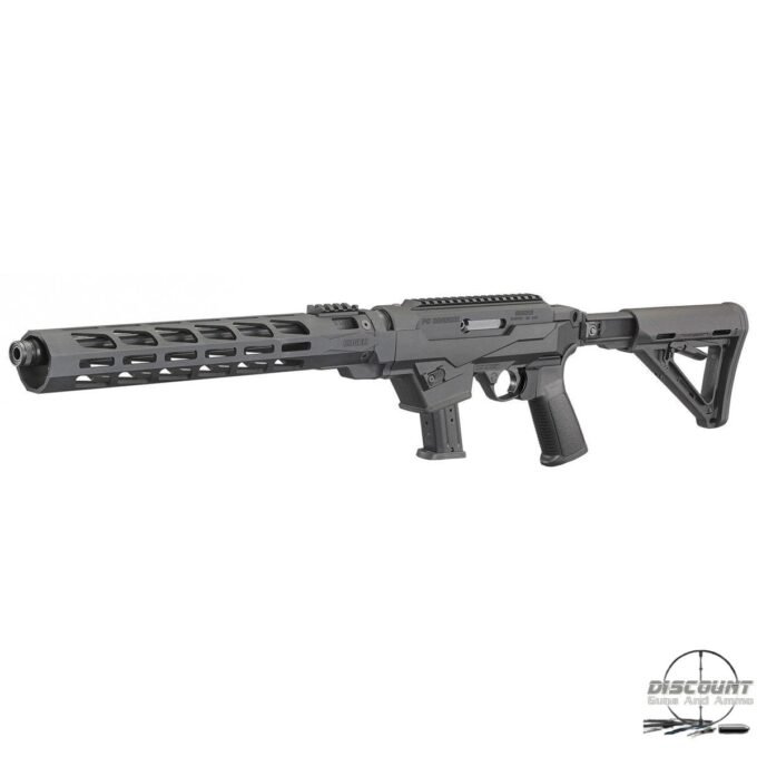 Ruger PC Carbine 9mm Luger 16.12in Black Semi Automatic Rifle - 17+1 Rounds