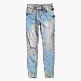 Toned Denim Pant