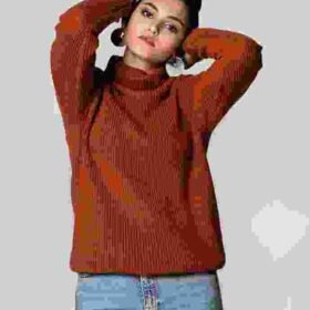 Crew Neck Pullover Knit Sweater