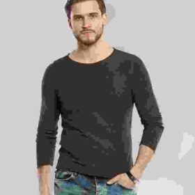 Crew Neck Long Sleeve Slim Fit Tee