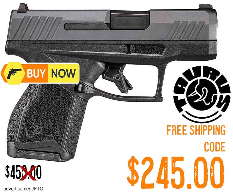 taurus-gx4-sub-compact-9mm-pistol-$245.00-free-s&h-coupon-code