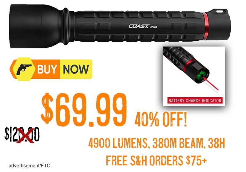 coast-xp18r,-rechargeable-dual-power,-4900-lumens-flashlight-…just-$69.99-40%-off!