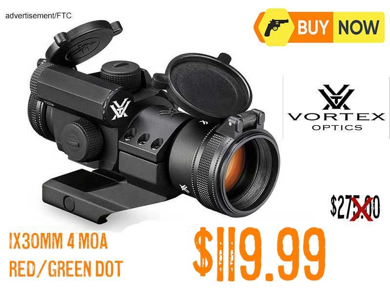 vortex-strikefire-ii-1×30-red-dot-sight-$119.99-55%-off!