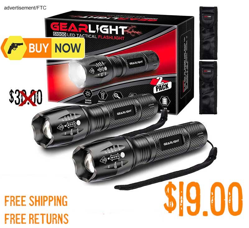 gearlight-flashlight-2pk-zoomable-flashlights-$19.00-free-s&h-returns
