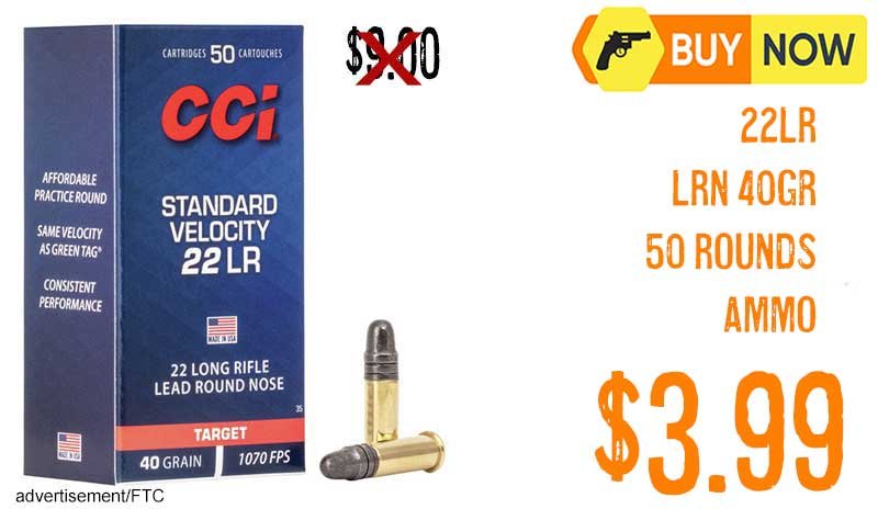 cci-22lr-std-velocity-target-lrn-40gr-ammo-50rnds-$3.99