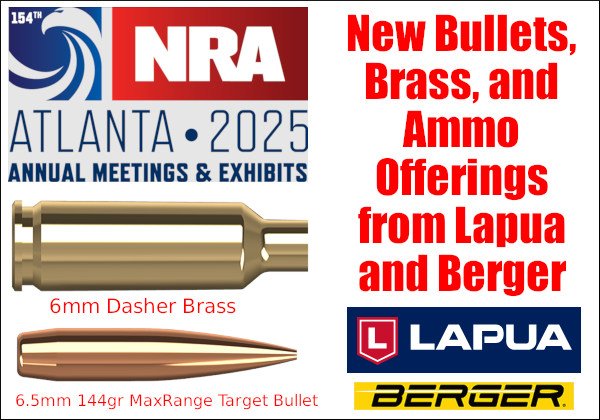 new-products-from-lapua-and-berger-at-nra-annual-meetings