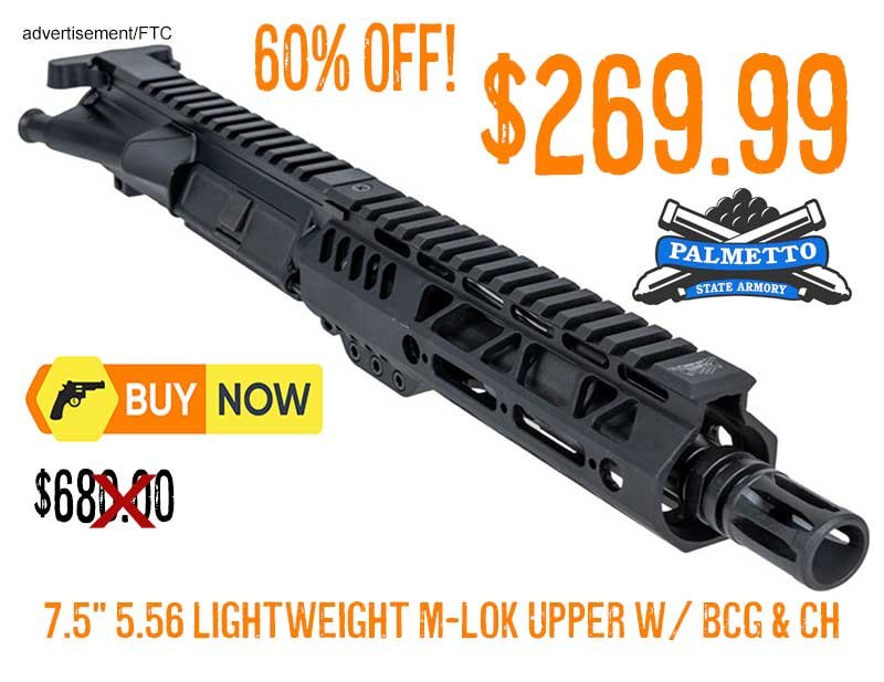 psa-ar15-75″-556-nato-lightweight-m-lok-upper-w/-bcg-&-ch-$269.99-60%-off!
