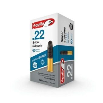 Aguila 22 Sniper Subsonic 60gr 22LR Ammunition