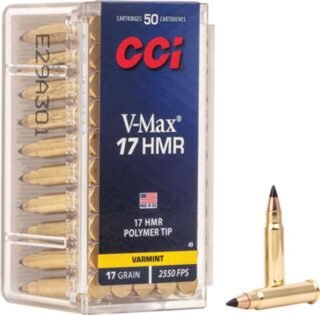 CCI 17HMR V-MAX Polymer Tip 17gr Ammo
