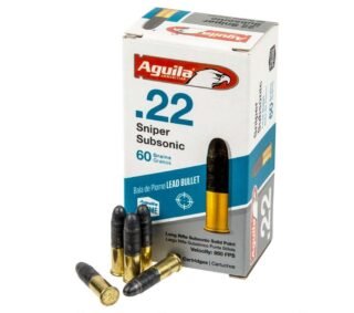 Aguila 22 Win Mag High Velocity Semi-Jacketed Soft Point 40gr Ammunition - SubSonic