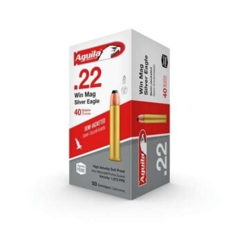 Aguila 22 Win Mag High Velocity Semi-Jacketed Soft Point 40gr Ammunition