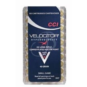 CCI Velocitor 22LR 40gr Ammunition