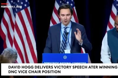 David Hogg is now Vice Chair of the DNC.