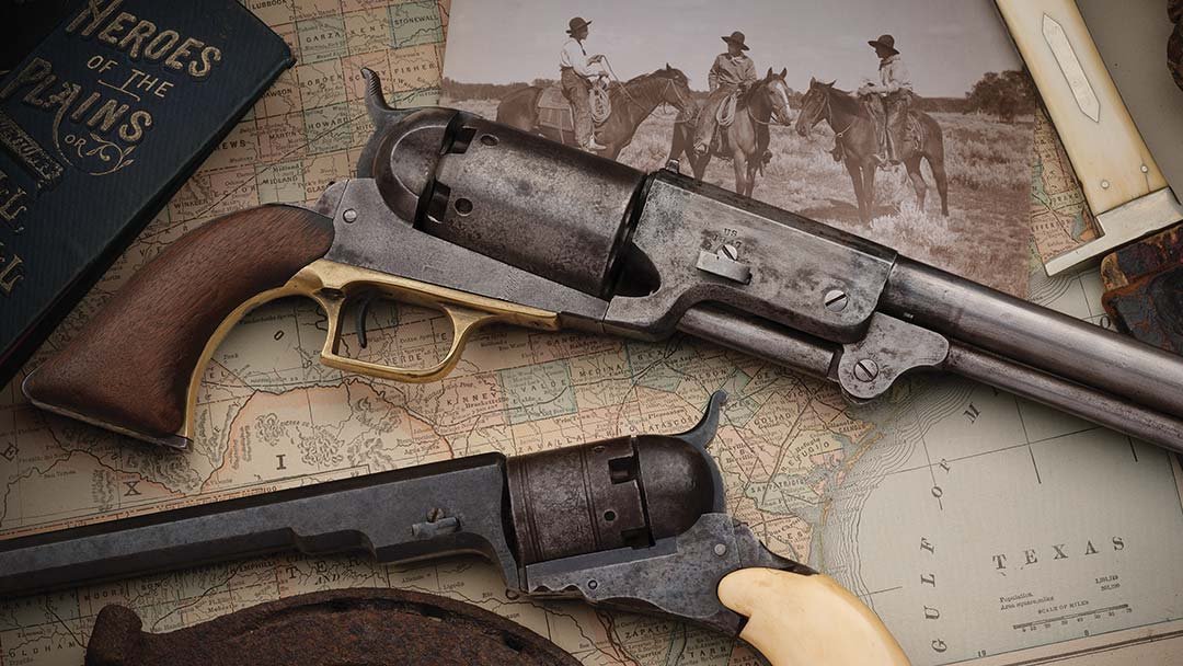 Documented-D-Company-No.-81-Colt-Walker-Model-1847-Percussion-Revolver