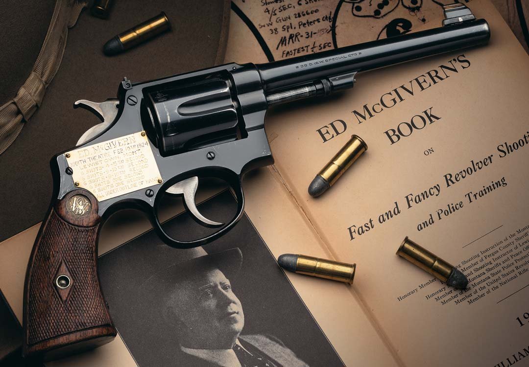 Ed-McGivern-Montana-Shipped-Early-Speed-Shooting-Record-Setting-Smith---Wesson-.38-Military---Police-Model-of-1905-Fourth-Change-Double-Action-Target-Revolver-with-Factory-Lett