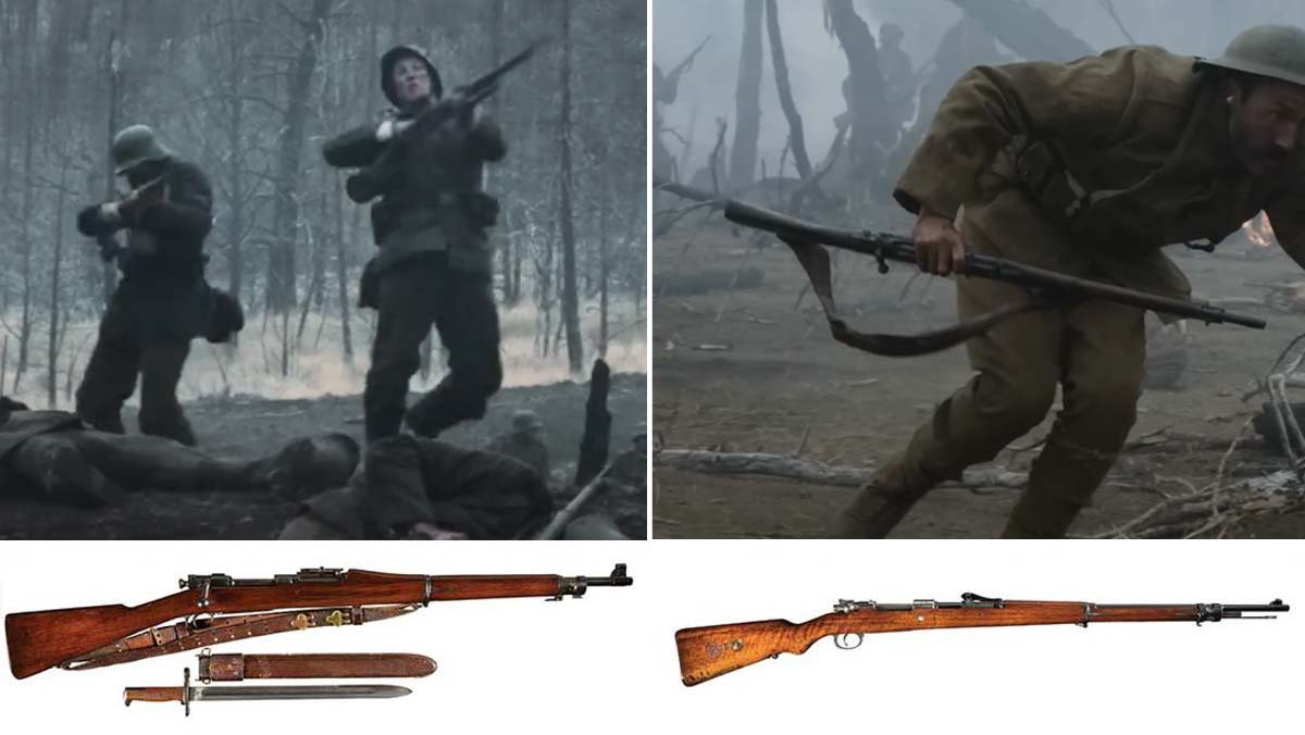 Guns-of-1923-Charging-Germans-armed-with-Gewehr-98-rifles-clash-with-Americans-carrying-the-M1903.