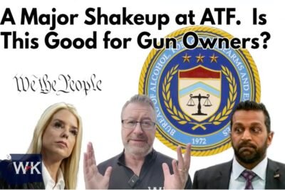 Screengrab from Washington Gun Law video discussing Trump DOJ names new ATF head and launches 2A Task Force.