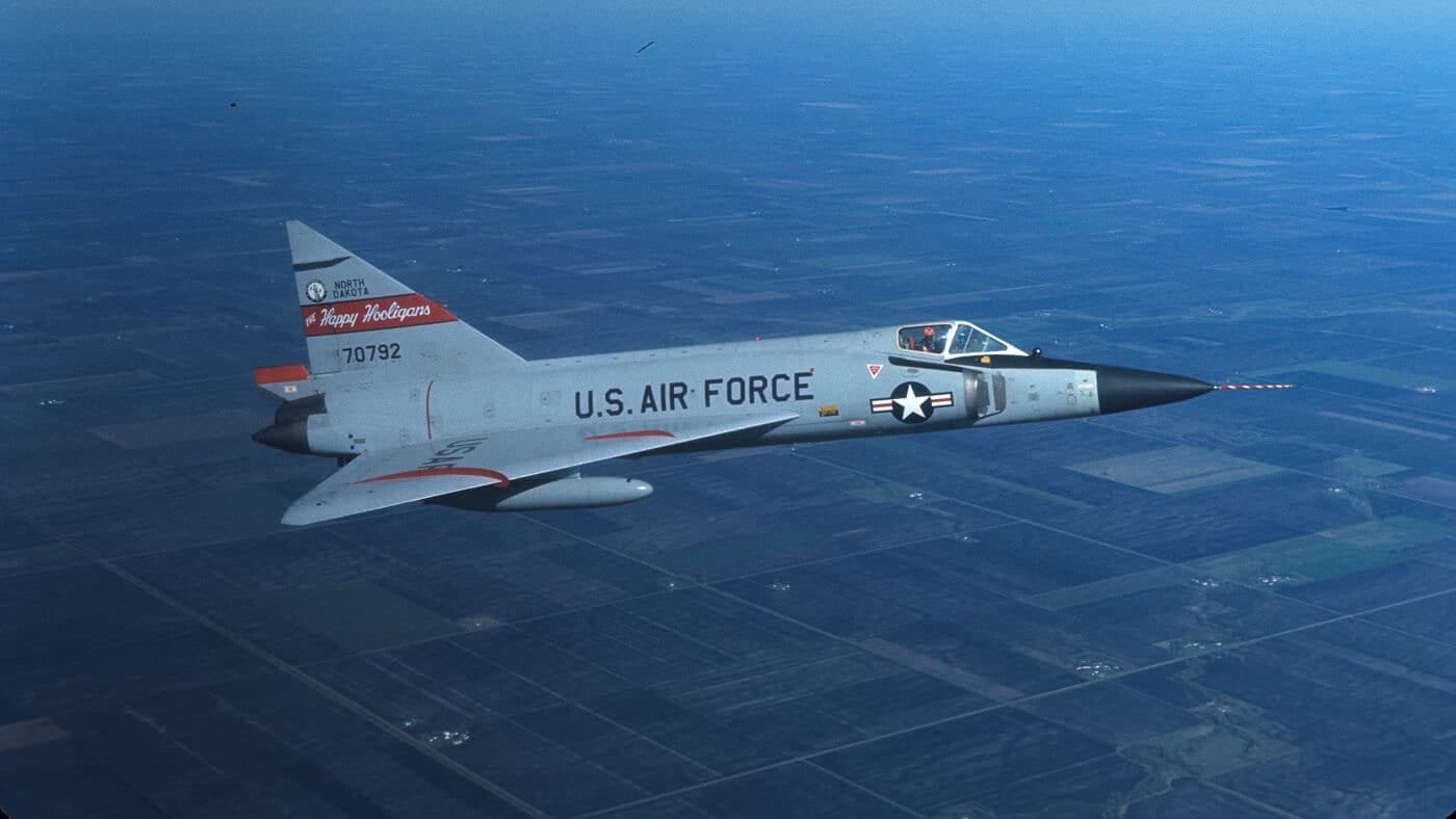 North Dakota Air National Guard 178th Fighter Squadron F-102 Delta Dagger aircraft